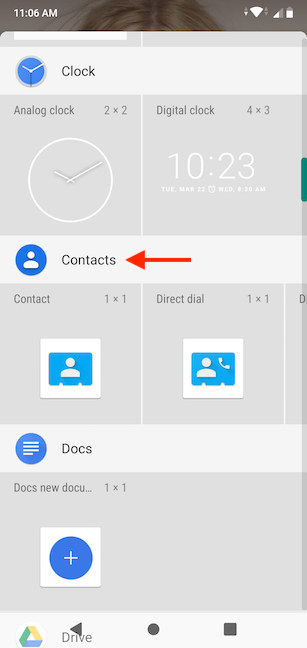 How to add a shortcut for speed dial and direct message on Android