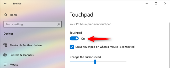 How to configure your touchpad in Windows 10