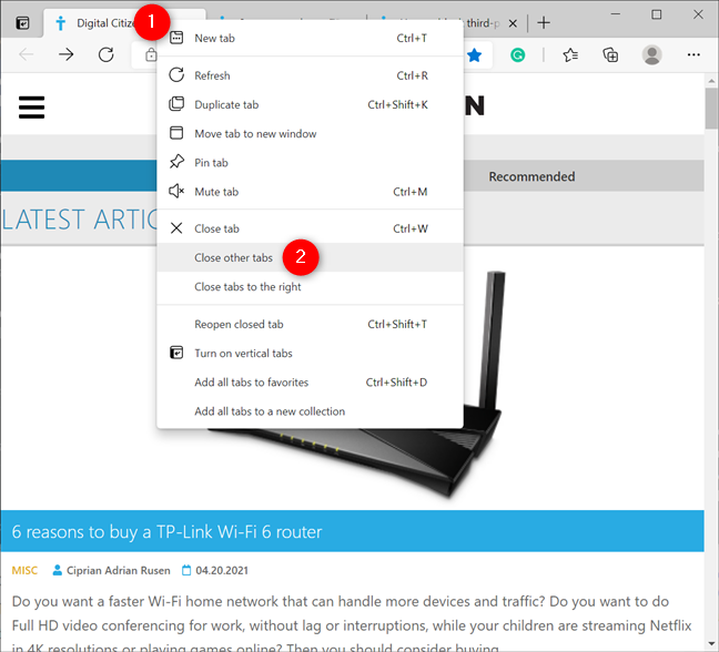 12 ways to manage tabs in Microsoft Edge