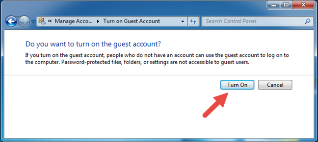 Simple questions: What is the Guest account and how do you turn it on?