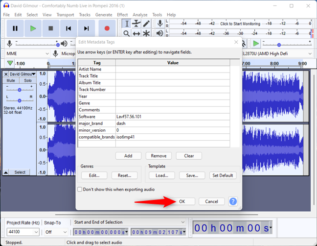 How to use Audacity to reverse audio in Windows