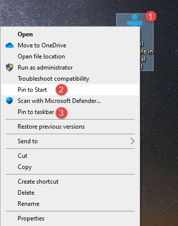 How to pin a website to the taskbar or the Start Menu in Windows 10