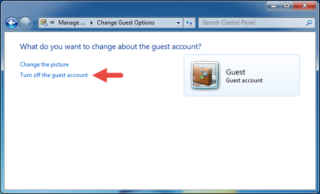 Simple questions: What is the Guest account and how do you turn it on?