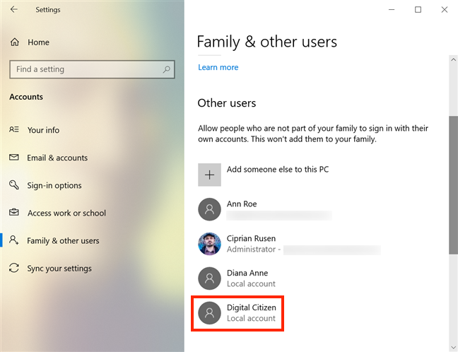 6 ways to add a local (non-Microsoft) user to Windows 10