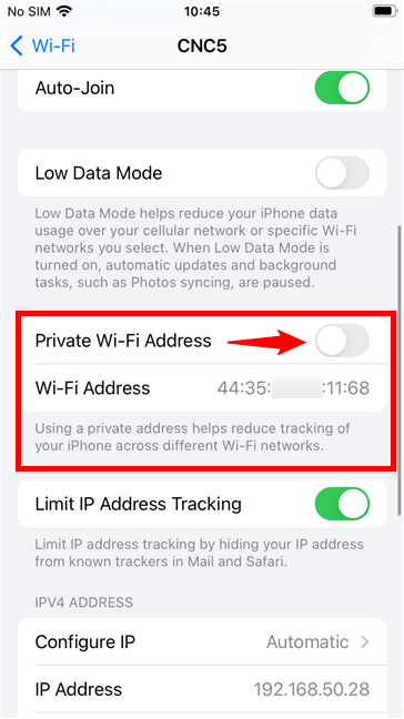 How to find and change the MAC address on your iPhone (or iPad)