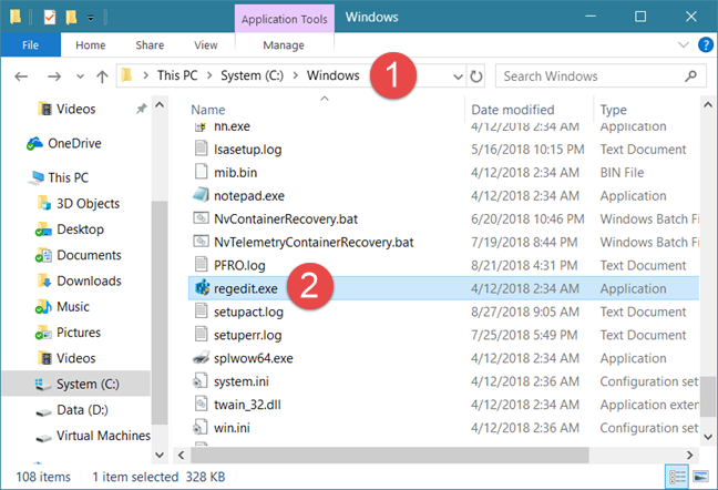 7 ways to start the Registry Editor as admin, in Windows