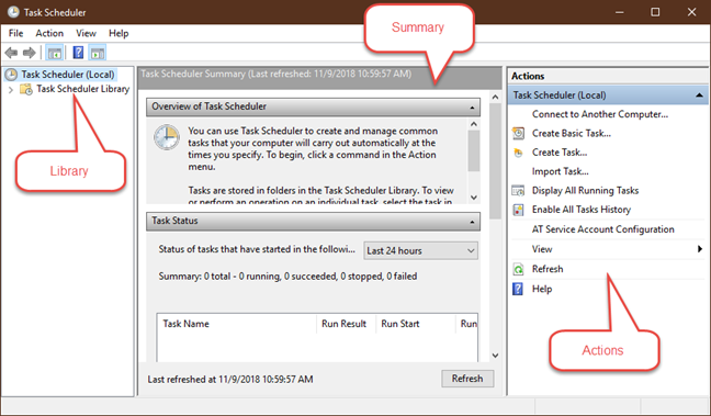 How to view all the tasks that are scheduled on your Windows PC