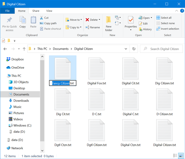 How to rename all files in a folder in Windows 10