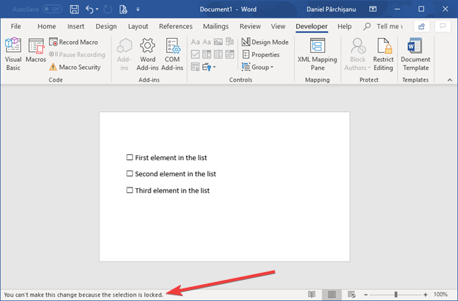 Create checklists with check boxes, and how to edit them, in Microsoft Word