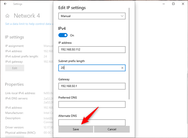 4 ways to change the Subnet Mask in Windows 10