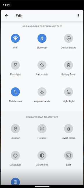 How to customize the Android Quick Settings menu