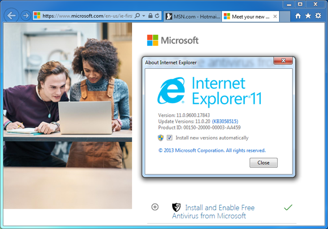 How to download and install Internet Explorer 11 for Windows