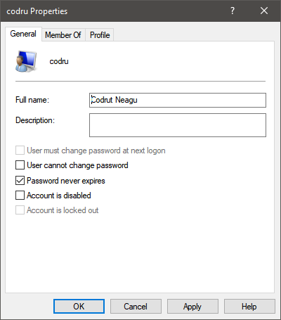 How to manage local users and groups in Windows 10 using lusrmgr.msc