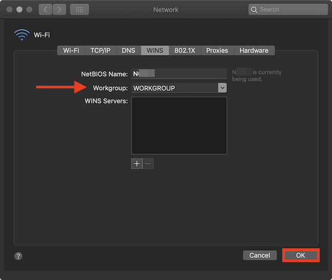 How to change the Workgroup on a Mac, in 4 steps