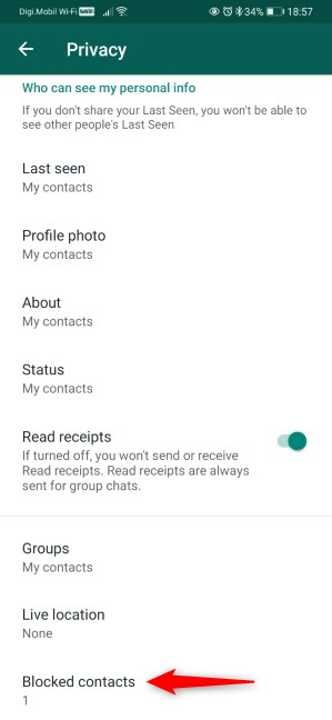 How to block or unblock someone on WhatsApp