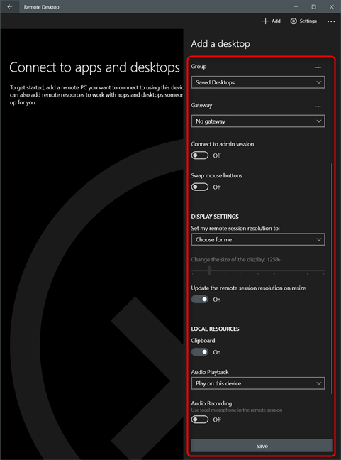 How to use the Microsoft Remote Desktop app to connect to remote PCs