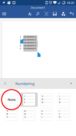 How To Create Lists In Microsoft Word For Android
