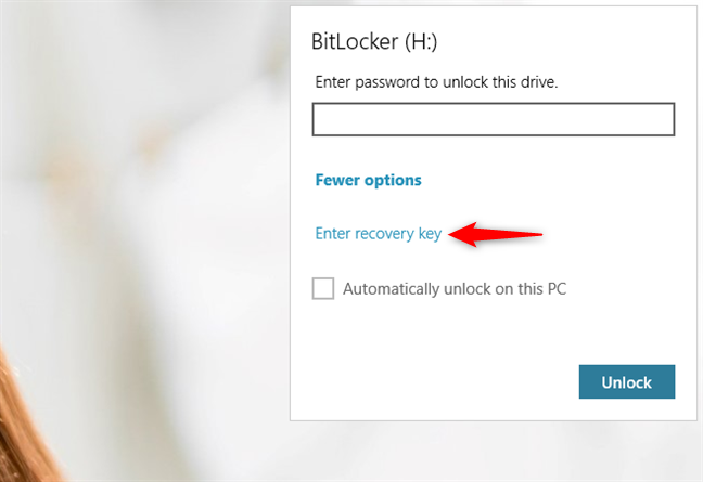 Get access to a BitLocker-encrypted USB drive when you forget its password