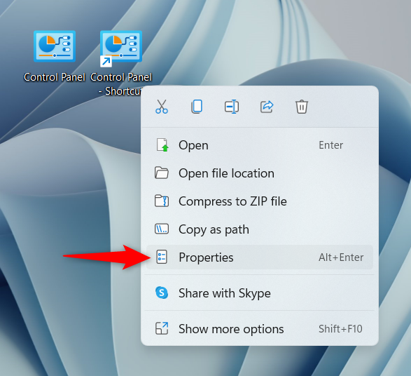 How to change a shortcut icon in Windows 11 and Windows 10