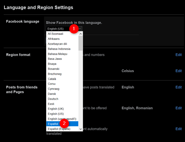 How to change language on Facebook: All you need to know