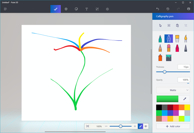 Paint 3d онлайн рисовать