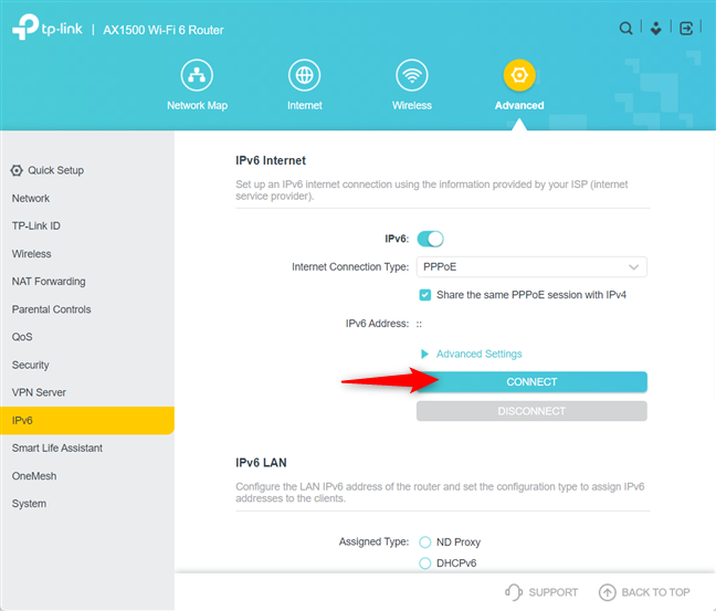 How to enable IPv6 on your TP-Link Wi-Fi 6 router