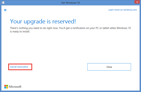 How To Reserve Your Free Upgrade To Windows 10