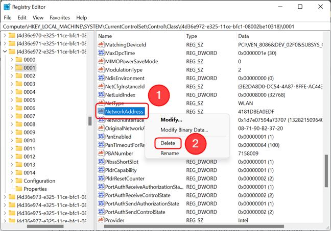 6 ways to restore the original MAC address of your network card