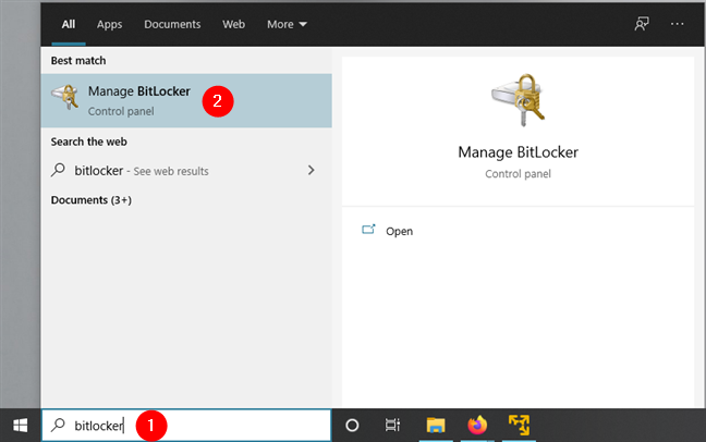 How to encrypt a system partition with BitLocker in Windows 10