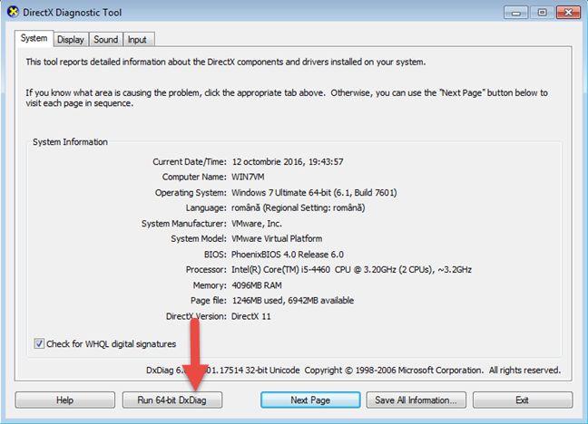 How to troubleshoot problems with the DirectX Diagnostic Tool