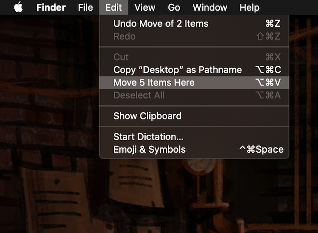 5 ways to Cut, Copy, and Paste files and folders on a Mac