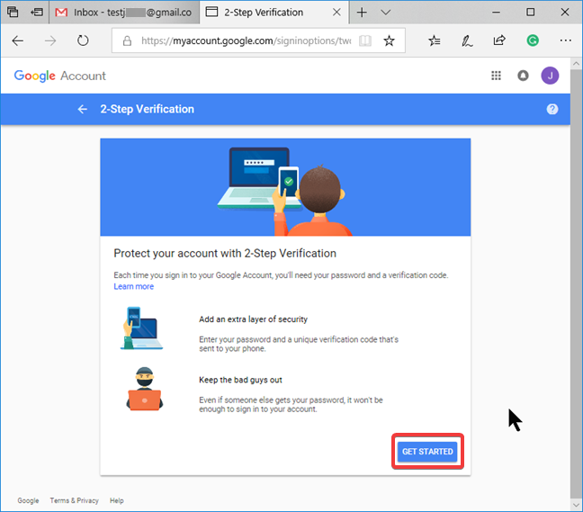 How to enable or disable 2-step verification for your Google account