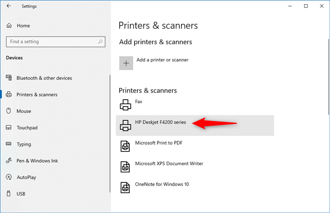 How to add a local printer on your Windows 10 computer, using a USB cable