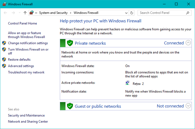 Simple questions: What is the Windows Firewall and how to turn it on or off?