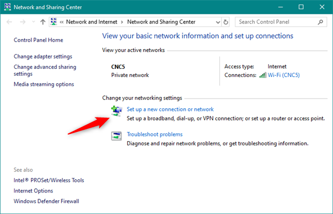 How to set up and use PPPoE internet connections in Windows 10