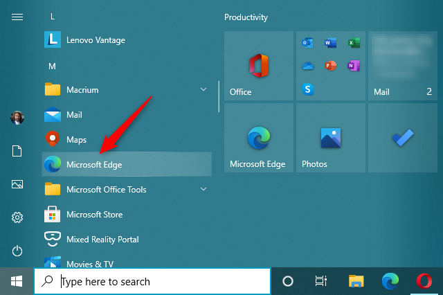 How to start Microsoft Edge in Windows 10 (12 ways)