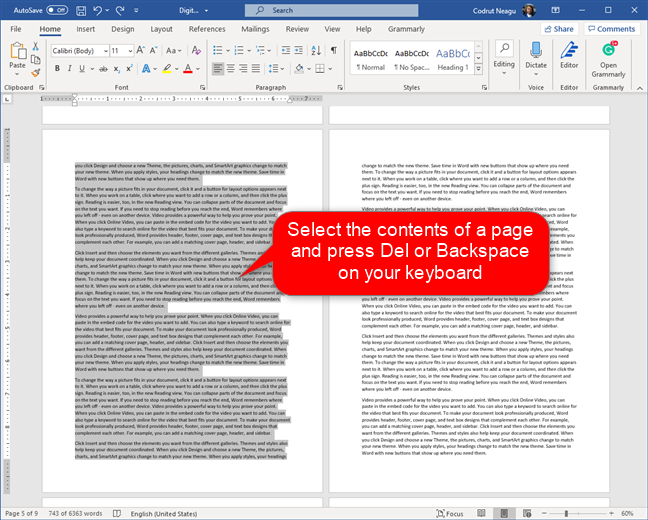 How to delete a page in Word (6 ways)