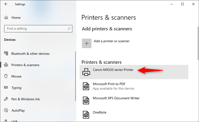 How to share your printer with the network, in Windows 10