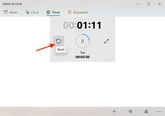 How to use the Windows 10 Timer