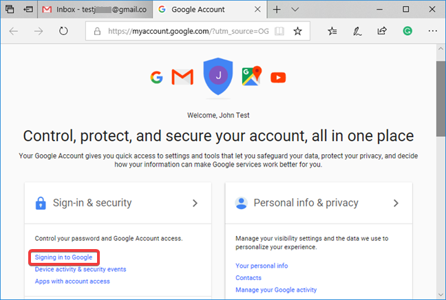 How to enable or disable 2-step verification for your Google account