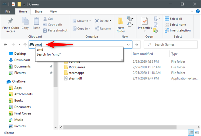 How to export the directory tree of a folder in Windows