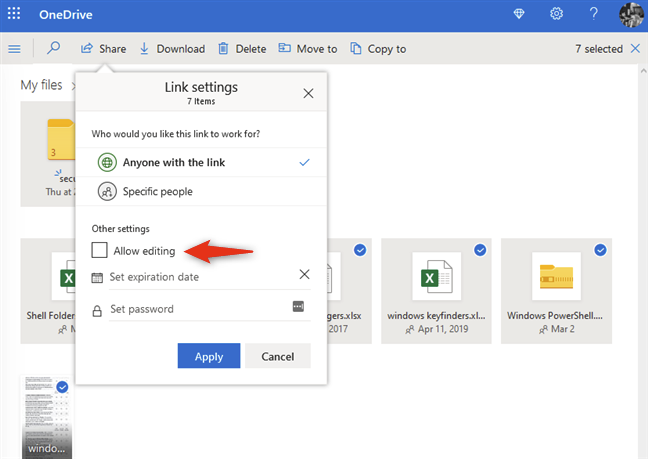 4 ways to share files and folders from OneDrive