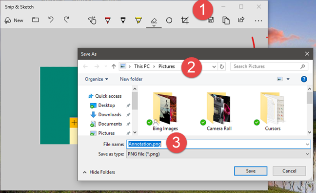 How to edit screenshots and images using Snip & Sketch