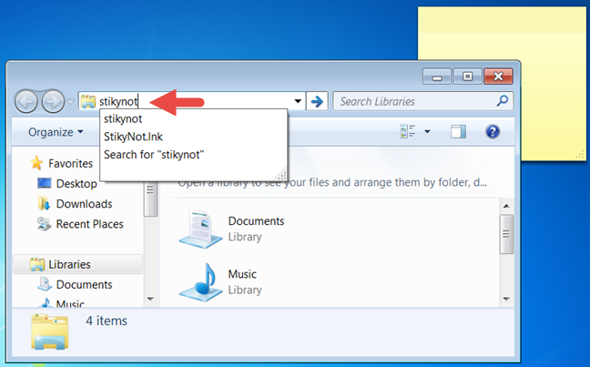 10 ways to start Sticky Notes in Windows (all versions)