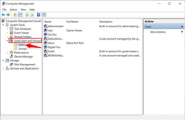 6 ways to change an account to Administrator and back in Windows 10