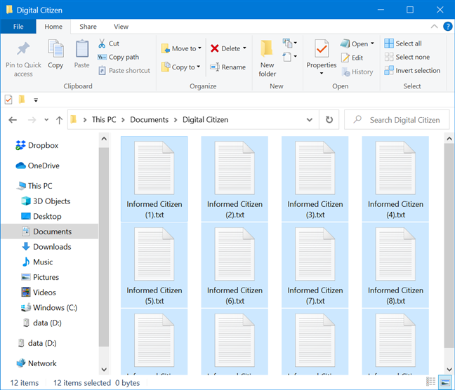 How to rename all files in a folder in Windows 10