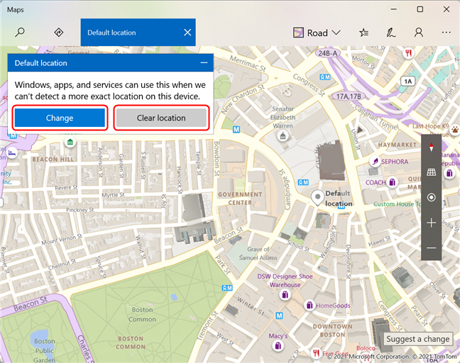 How to set and configure Location Services in Windows 11