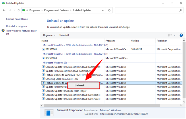 5 ways to uninstall Windows 11 updates