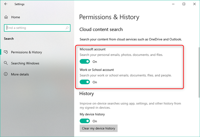 5 ways to configure how the Windows 10 Search works