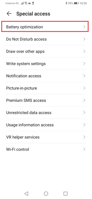 Stop your Huawei smartphone from killing background apps